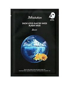 JMsolution Lotus Glacier Water Alaska - Маска тканевая с лотосом и ледниковыми водами аляски 30 мл